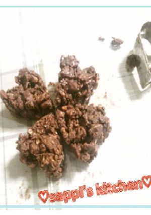 バレンタイン♡超即効簡単！チョコフレーク-レシピのメイン写真
