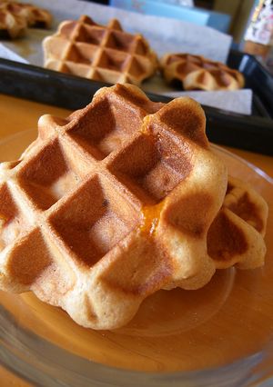 オレンジピール入りベルギーワッフル-レシピのメイン写真