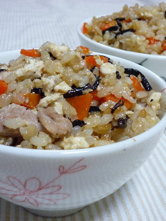 豆腐とヒジキの炊き込みご飯-レシピのメイン写真