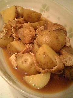 ほっこり♪新じゃがと油揚げの煮物-レシピのメイン写真
