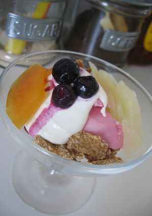 チーズプリンのミニパフェ-レシピのメイン写真