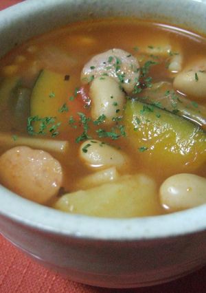 コクがある☆大豆入りミネストローネ-レシピのメイン写真