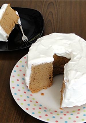 米油のふんわりモカシフォンケーキ-レシピのメイン写真