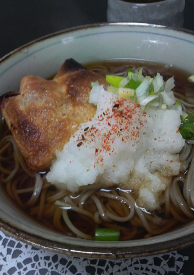 つゆが絶品☆おろしきつね納豆そば-レシピのメイン写真