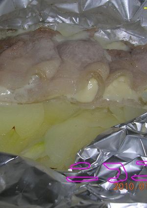 豚肉チーズホイル焼-レシピのメイン写真