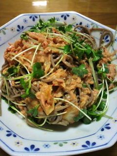 キムチツナの納豆蕎麦-レシピのメイン写真