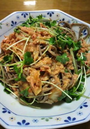 キムチツナの納豆蕎麦-レシピのメイン写真