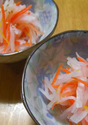 たまに食べたくなるやさしい味の紅白なます-レシピのメイン写真