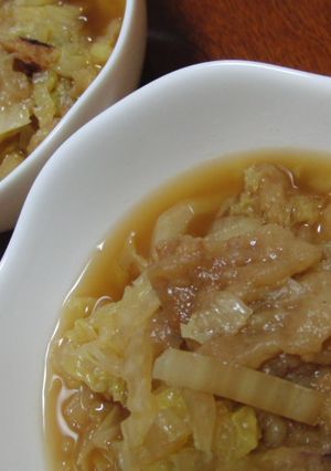 イカ天入り☆白菜の煮びたし☆-レシピのメイン写真