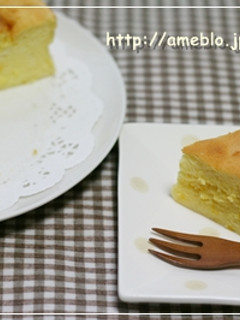 水切りヨーグルトdeスフレチーズケーキ♪-レシピのメイン写真