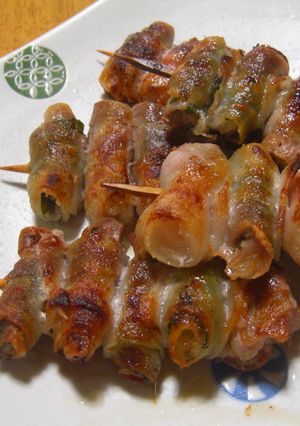 豚バラ薄切りでくるくる串焼き-レシピのメイン写真