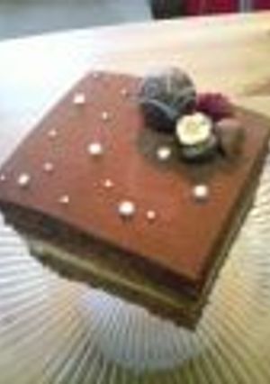 チョコモカキューブオペラ風-レシピのメイン写真