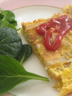 朝食に~冷凍フライドポテトでオムレツ♪-レシピのメイン写真