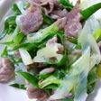 ちょこっとおかず~豚ねぎクレソル炒め