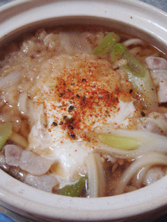 手抜きで簡単【鍋焼きうどん】-レシピのメイン写真