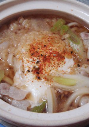 手抜きで簡単【鍋焼きうどん】-レシピのメイン写真