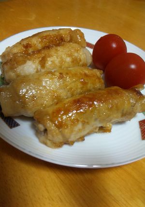 豚(`･ω･´)の梅シソ巻き～♪-レシピのメイン写真
