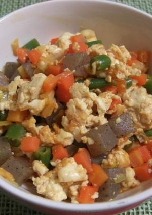 ピリ辛炒り豆腐-レシピのメイン写真