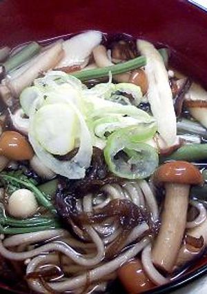 山菜ならぬ　山海そば♪-レシピのメイン写真
