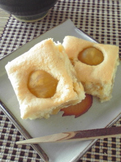 ノンオイルで♪もちもち栗ケーキ-レシピのメイン写真