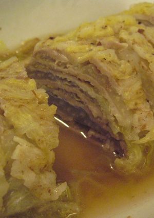 豚肉と白菜の重ね蒸し-レシピのメイン写真