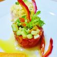 前菜 マグロのワインビネガーマリネ