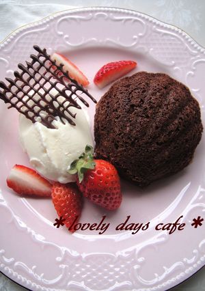卵1個で♪チョコマドレーヌ-レシピのメイン写真