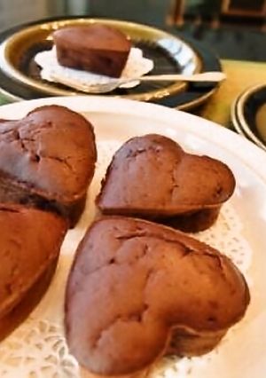 バレンタインに☆小豆ののガトーショコラ-レシピのメイン写真