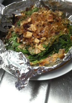 春菊のホイル焼き-レシピのメイン写真