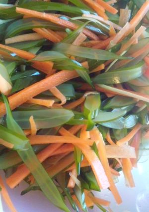 生姜でさっぱり。茎わかめの和え物-レシピのメイン写真