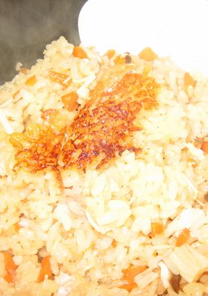 ☆鍋の残りできのこと鶏肉の炊き込みご飯☆-レシピのメイン写真