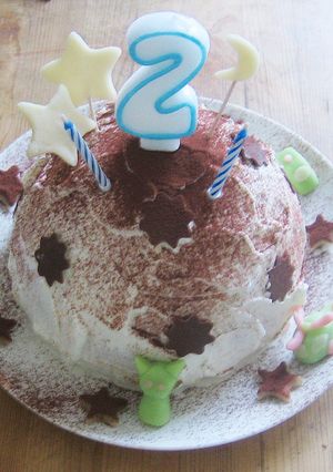誕生日　ドームケーキ-レシピのメイン写真