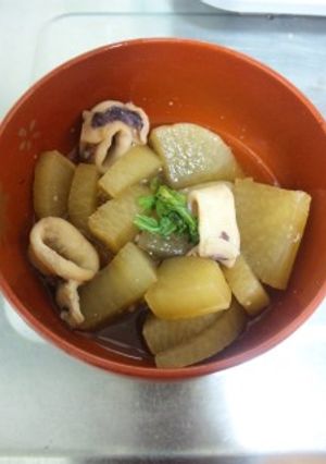 イカとだいこんの甘辛煮-レシピのメイン写真