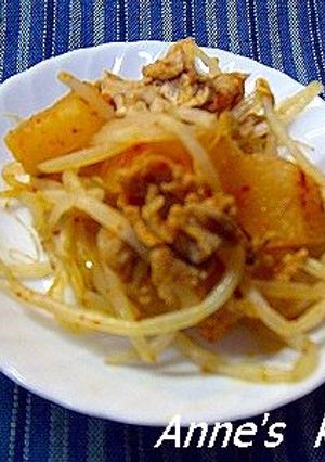 超簡単！豚キムチもやし-レシピのメイン写真