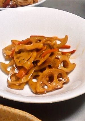 甘辛★れんこんとにんじんのきんぴら-レシピのメイン写真