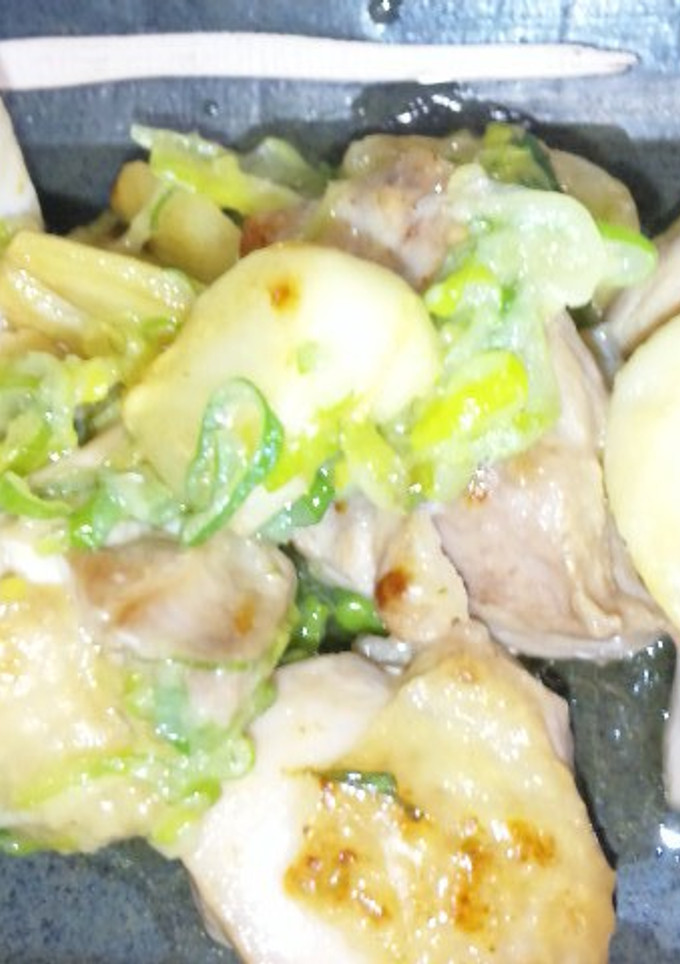 鶏モモ肉とにんにくのネギ塩炒め-レシピのメイン写真