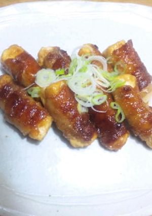 豆腐くるっと☆バラ肉巻き-レシピのメイン写真