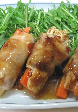 豚肉の野菜巻き熟味酢絡め-レシピのメイン写真