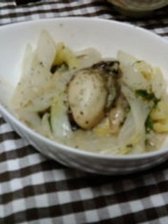 牡蠣と香味野菜のソテー-レシピのメイン写真