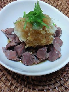 おうち居酒屋★コリコリ砂肝のおろしぽん-レシピのメイン写真