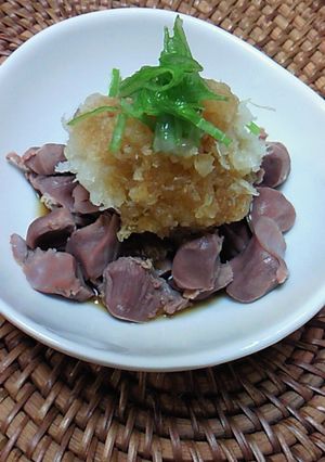 おうち居酒屋★コリコリ砂肝のおろしぽん-レシピのメイン写真