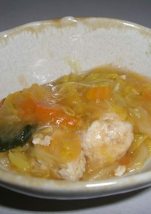 離乳食後期　鶏団子と野菜のケチャ煮☆-レシピのメイン写真