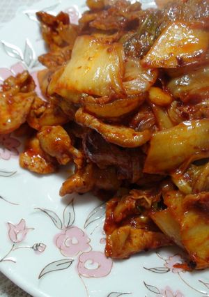 ★バターが合う☆豚キムチ炒め★-レシピのメイン写真