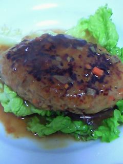 超ヘルシー☆ゴボウと豆腐の和風ハンバーグ-レシピのメイン写真