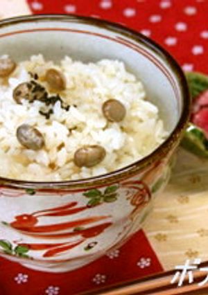 節分豆で豆ご飯-レシピのメイン写真