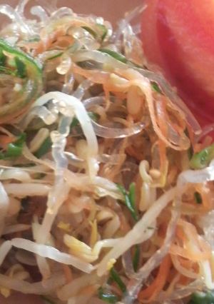 海藻麺で！もやし胡瓜の中華サラダ！-レシピのメイン写真
