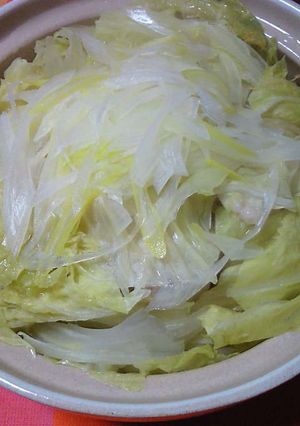 白菜の土鍋蒸し-レシピのメイン写真