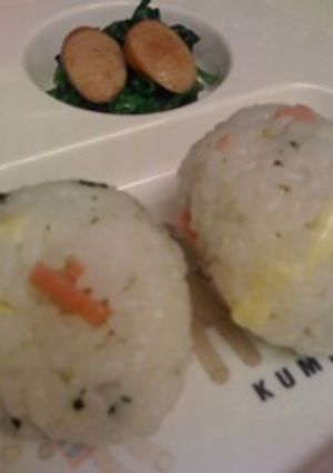 ハムチーズ海苔ごまおにぎり！-レシピのメイン写真