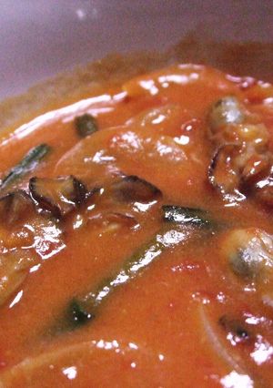 牡蠣＆ほうれん草のトマトクリームシチュー-レシピのメイン写真