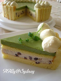 あずき&抹茶のムースケーキ-レシピのメイン写真